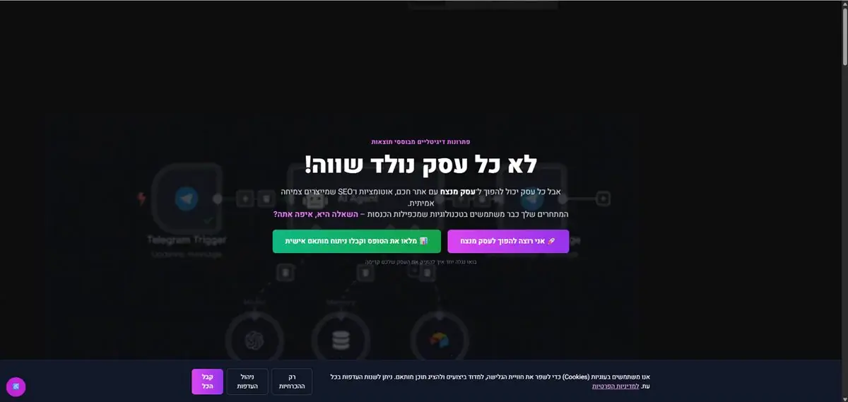 אתר Smart Business, אוטומציות לעסקים